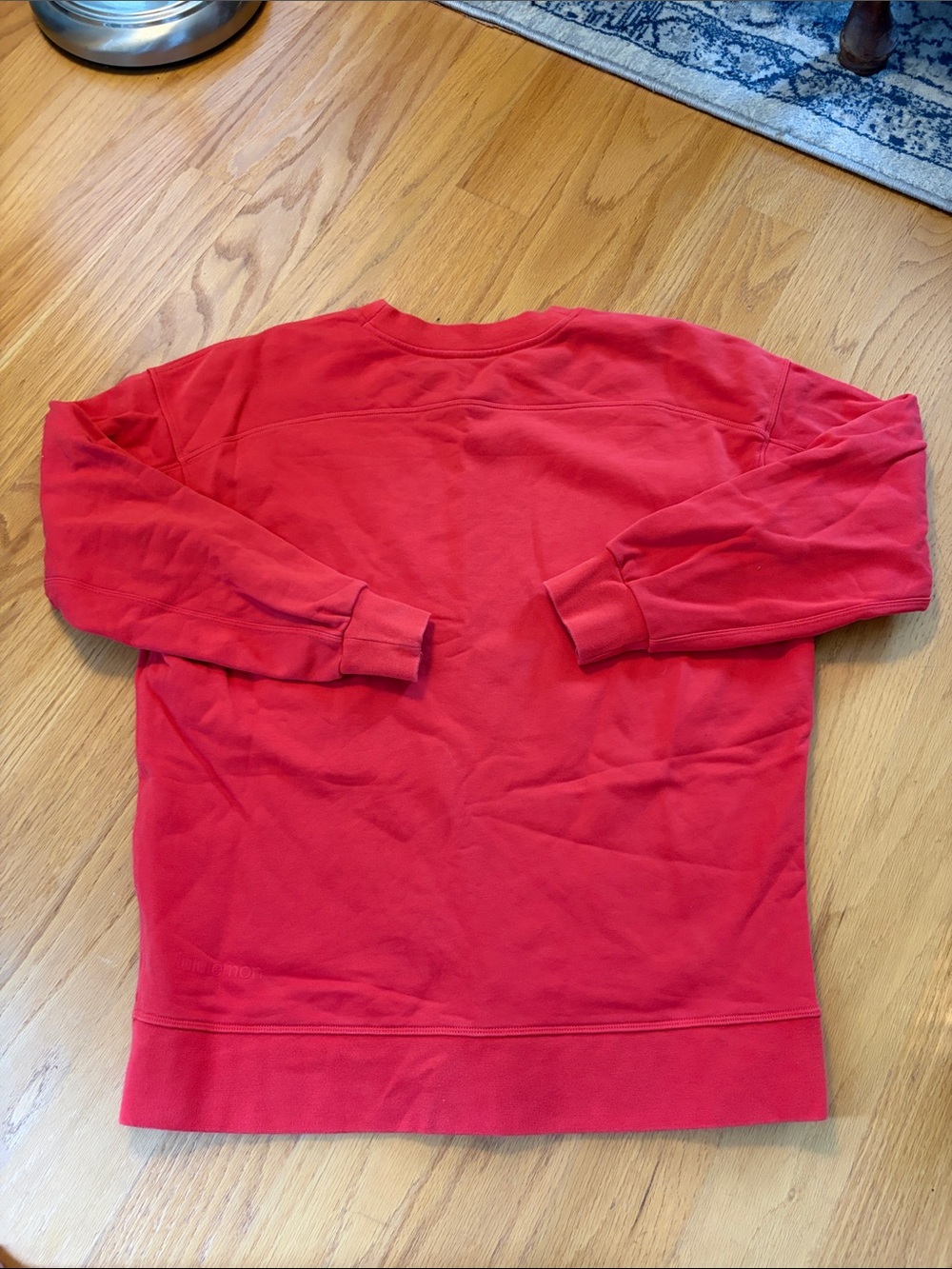 Lululemon Perfectly Oversized Crew sweatshirt Red Size 4 - Picture 3 of 4
